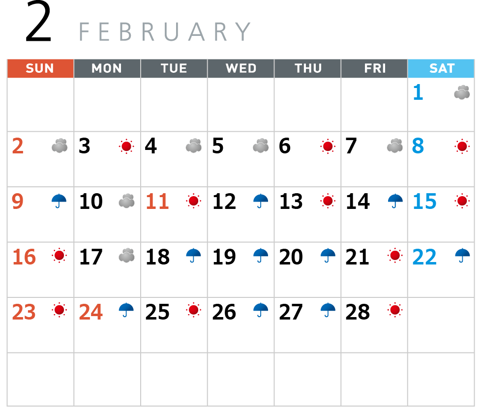 2月